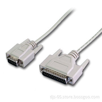 DB 9P M to DB 25P M Cable, RoHS Compliant, High Performance, Easy to Use